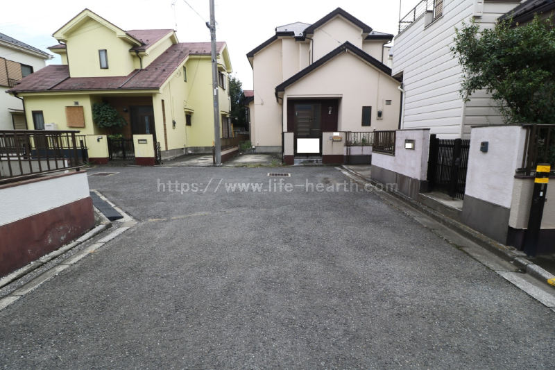 北側接道道路状況
