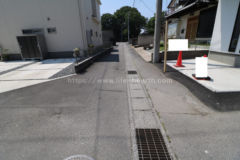 南側接道道路状況