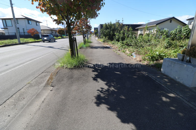 南側接道道路状況