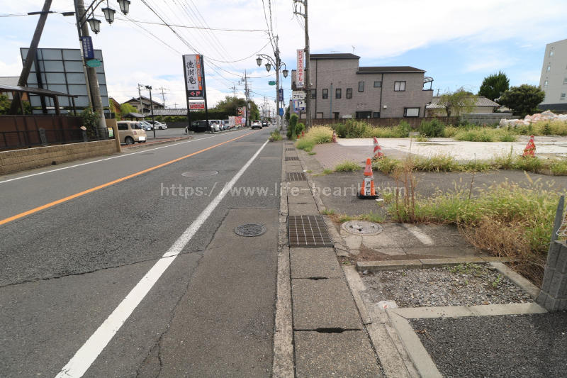 北側接道道路状況