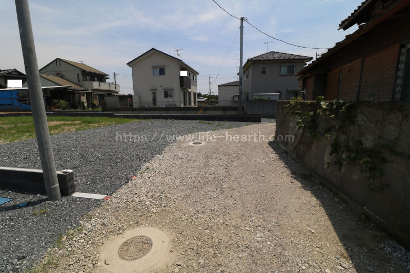 南側接道道路状況