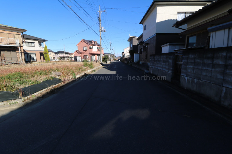 南側接道道路状況