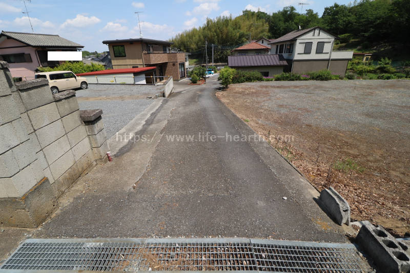 北側接道道路状況