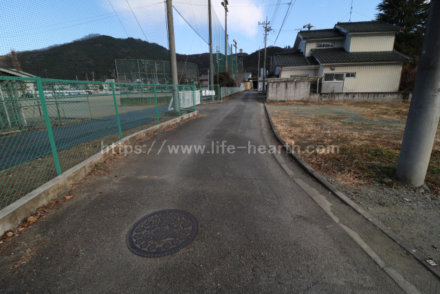 北側接道道路状況