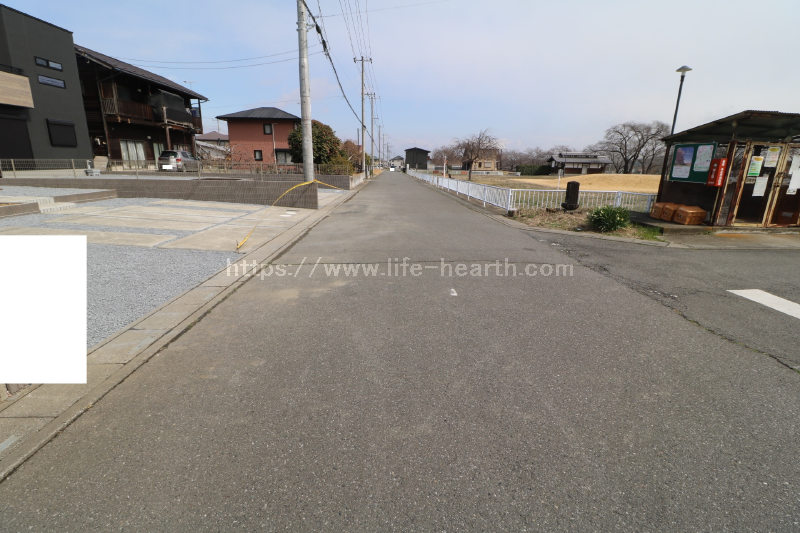 南側接道道路状況