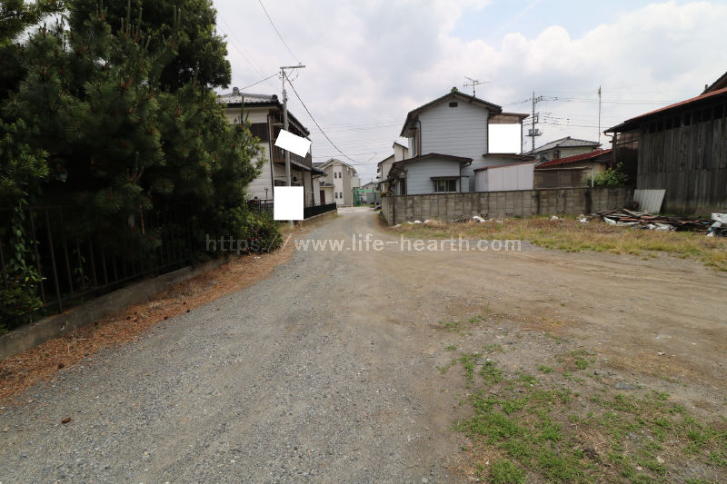 南側接道道路状況