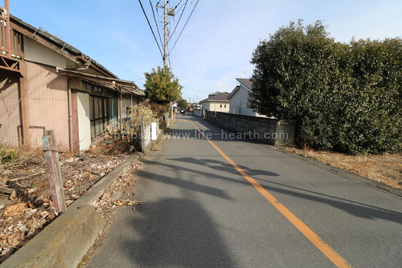 南側接道道路状況