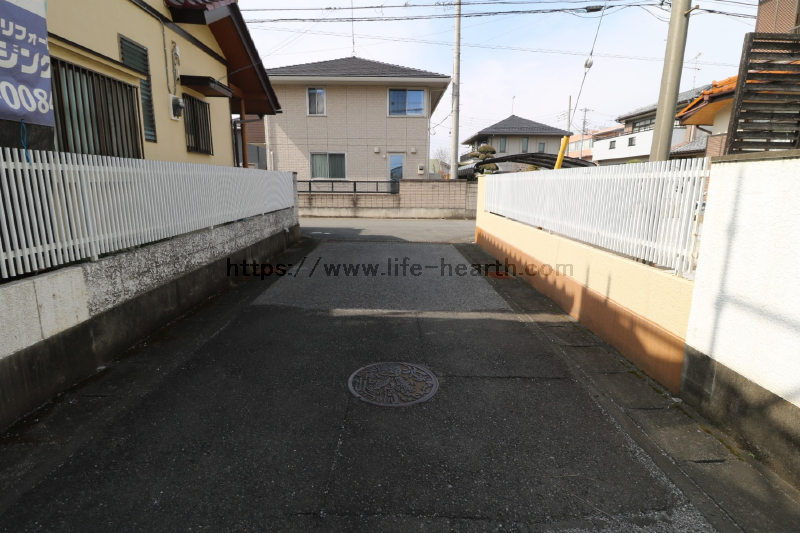 南側接道道路状況