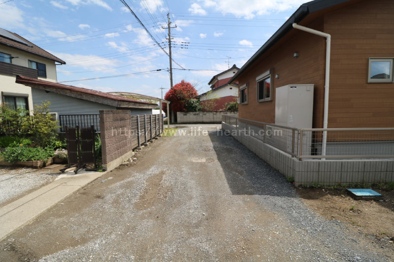 北側接道道路状況
