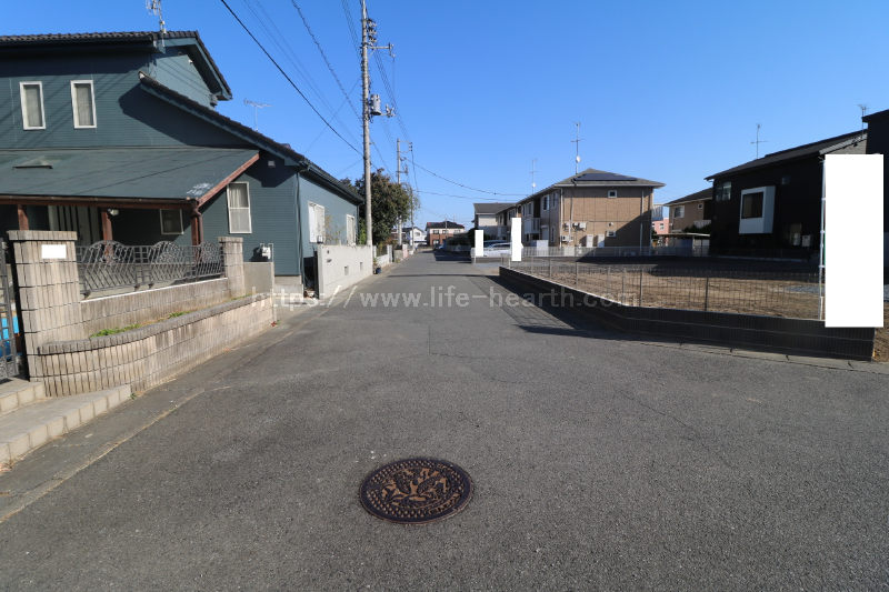 北側接道道路状況