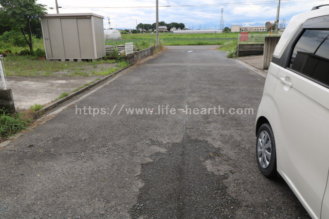 北側接道道路状況