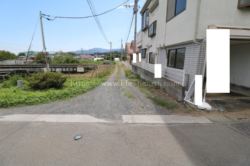 東側接道道路状況