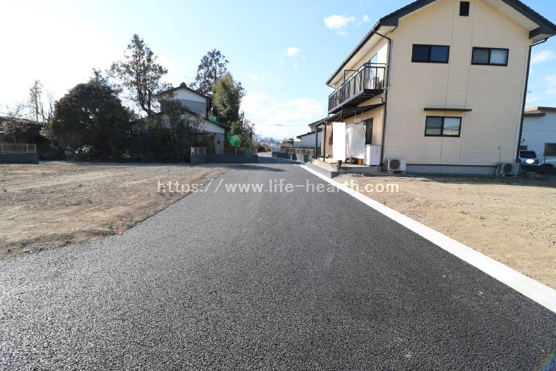 北側接道道路状況