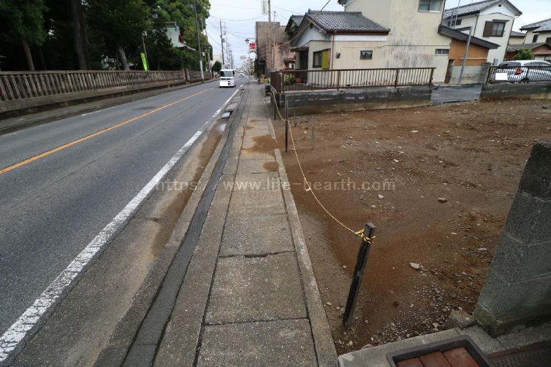 北側接道道路状況