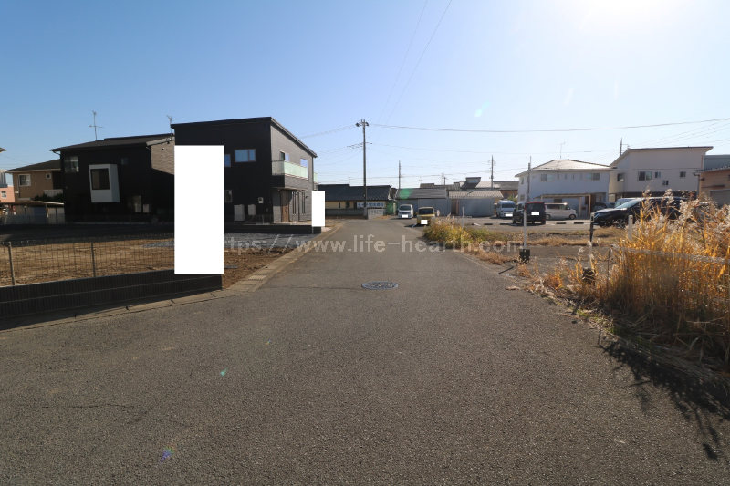 西側接道道路状況