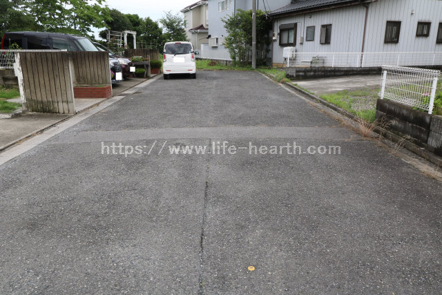 北側接道道路状況