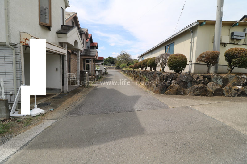 北側接道道路状況