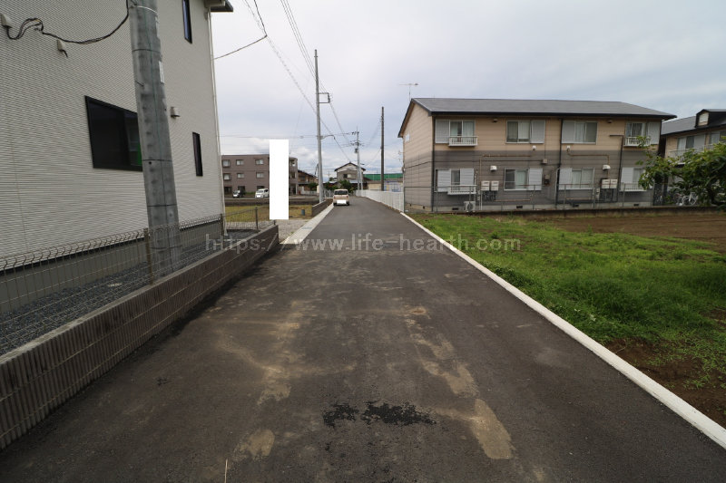 北側接道道路状況