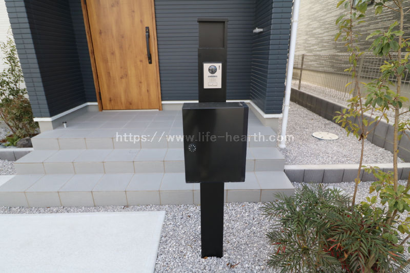 外構機能門柱有り