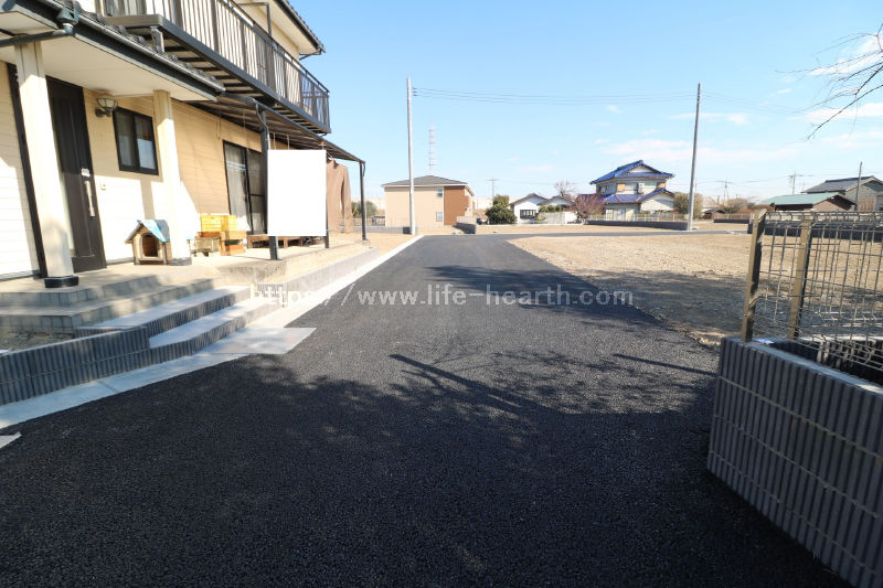 北側接道道路状況