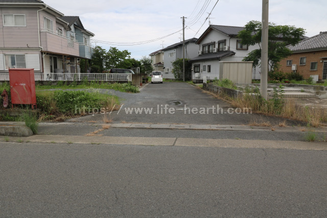 北側接道道路状況