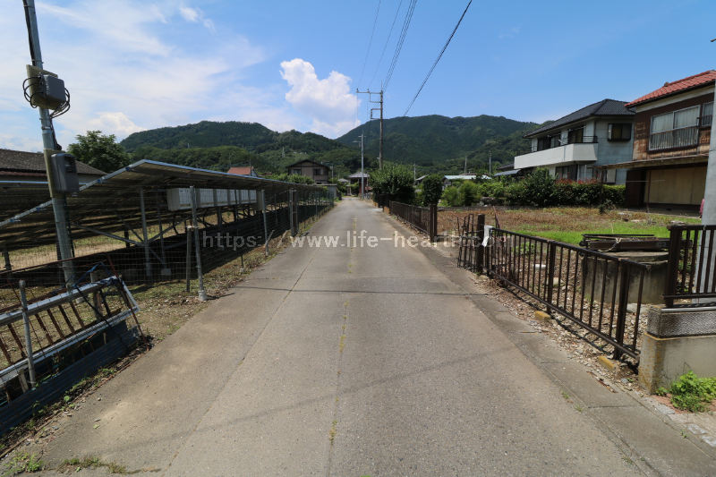 南側接道道路状況
