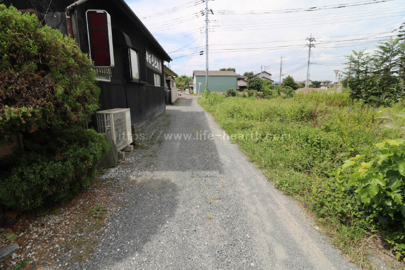 南側接道道路状況