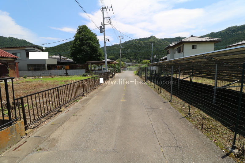 南側接道道路状況