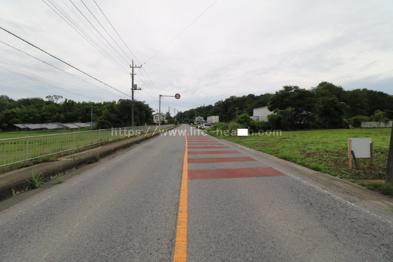 北側接道道路状況