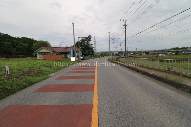 北側接道道路状況
