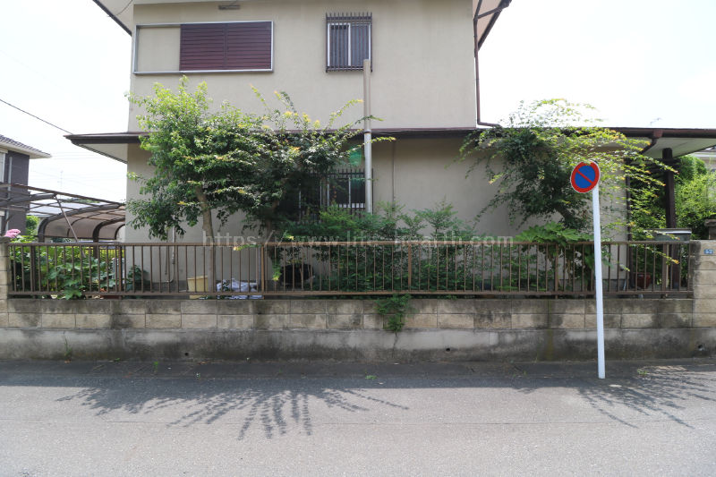 北側正面土地