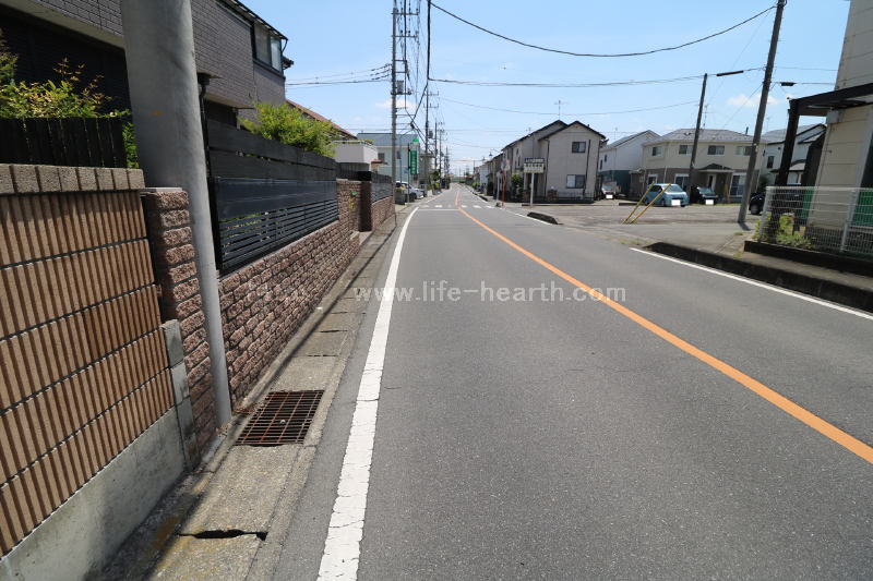 南側接道道路状況