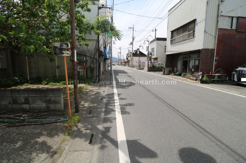 北側接道道路状況