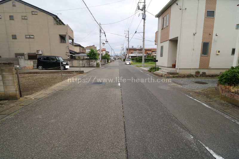 南側接道道路状況
