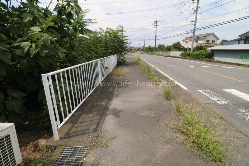 北側接道道路状況
