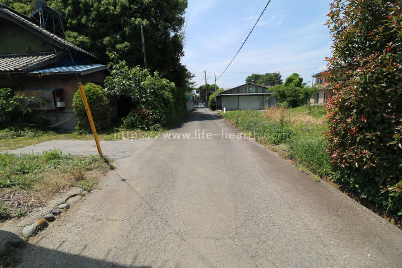 南側接道道路状況