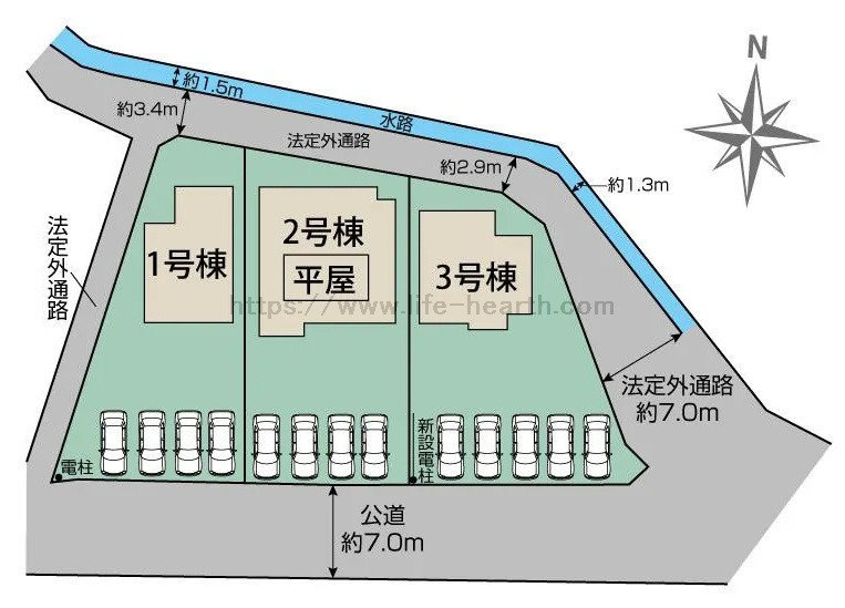 児玉小学校区 新築住宅 本庄市児玉町児玉1799番1【全3棟】 児玉小学校区 新築住宅 本庄市児玉町児玉1799番1【全3棟】