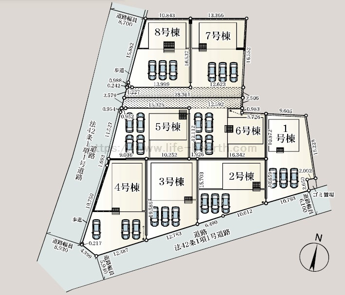 児玉小学校区 新築住宅 <br />本庄市児玉町児玉2469番19、2469番18の各一部【全8棟】 児玉小学校区 新築住宅 <br />本庄市児玉町児玉2469番19、2469番18の各一部【全8棟】